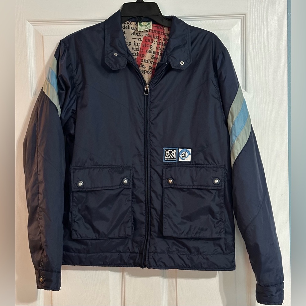 Vintage Volcom Unisex  V-Line Science Waterproof 70's Jacket - Size Small‎